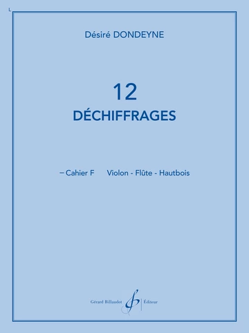 12 Déchiffrages. Supérieur. Volume F Visuel